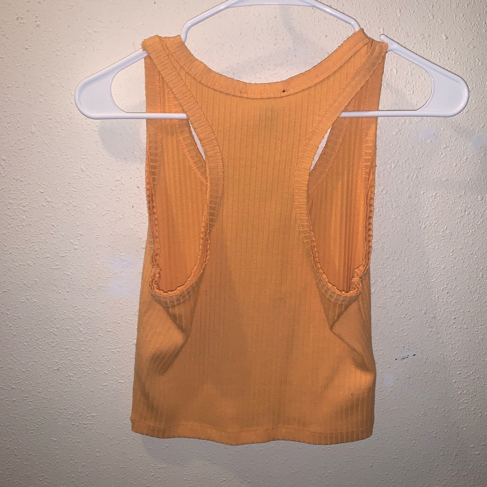Forever 21 Peach Ribbed Tank Top - Picture 4 of 5